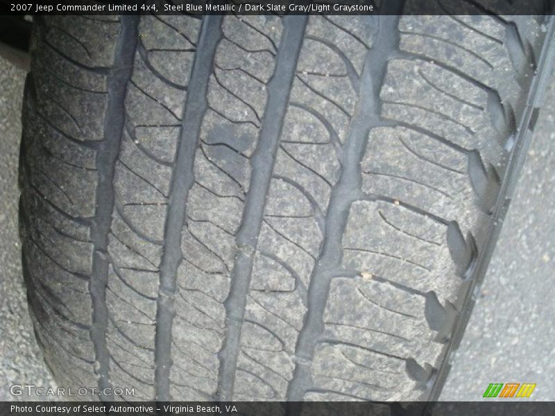 Steel Blue Metallic / Dark Slate Gray/Light Graystone 2007 Jeep Commander Limited 4x4