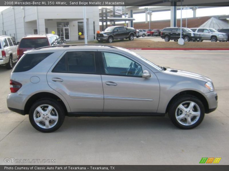 Sand Beige Metallic / Macadamia 2008 Mercedes-Benz ML 350 4Matic