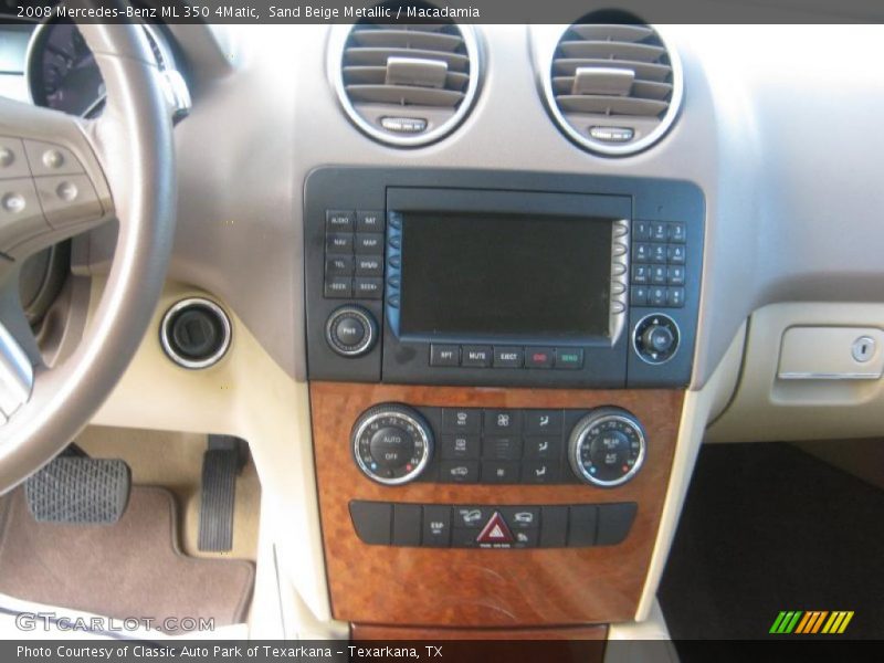 Sand Beige Metallic / Macadamia 2008 Mercedes-Benz ML 350 4Matic