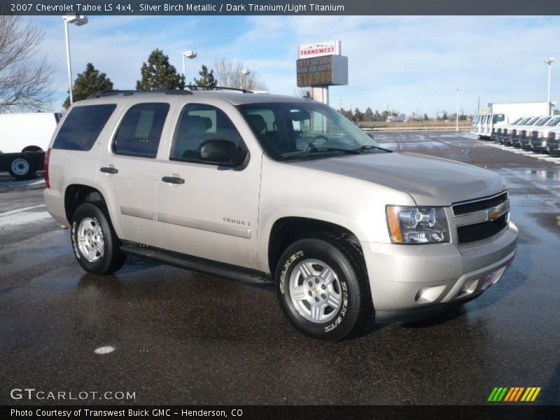 Silver Birch Metallic / Dark Titanium/Light Titanium 2007 Chevrolet Tahoe LS 4x4