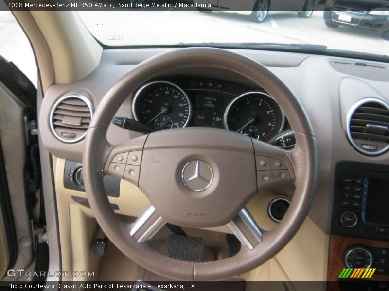 Sand Beige Metallic / Macadamia 2008 Mercedes-Benz ML 350 4Matic