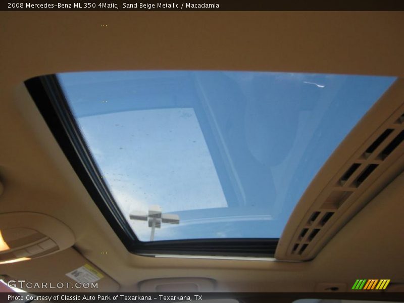 Sand Beige Metallic / Macadamia 2008 Mercedes-Benz ML 350 4Matic