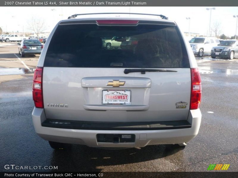 Silver Birch Metallic / Dark Titanium/Light Titanium 2007 Chevrolet Tahoe LS 4x4