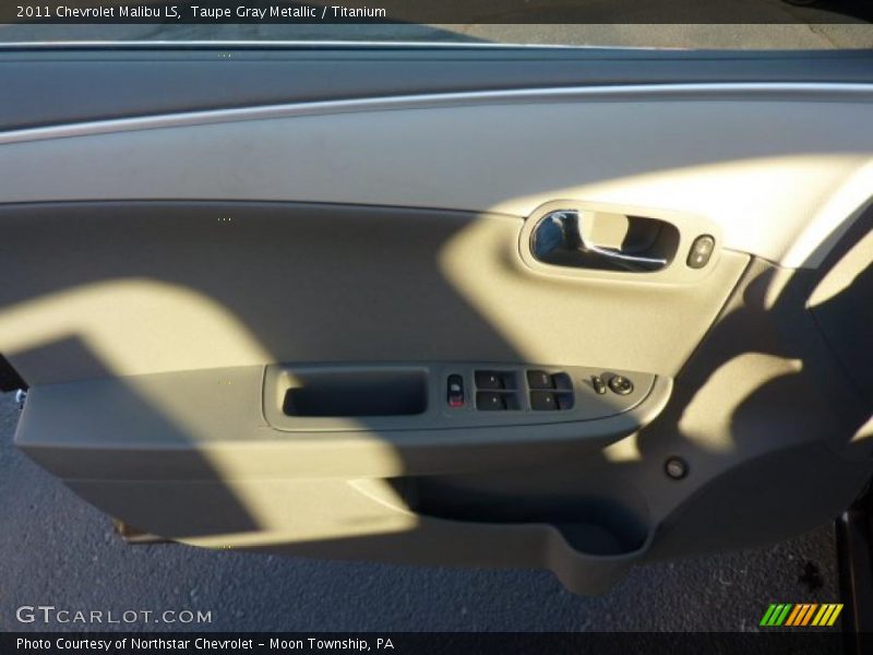 Taupe Gray Metallic / Titanium 2011 Chevrolet Malibu LS