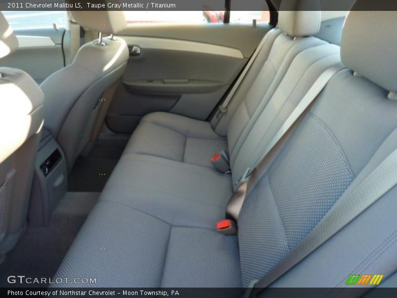 Taupe Gray Metallic / Titanium 2011 Chevrolet Malibu LS