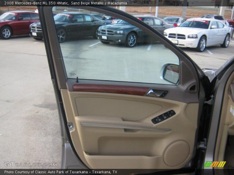 Sand Beige Metallic / Macadamia 2008 Mercedes-Benz ML 350 4Matic