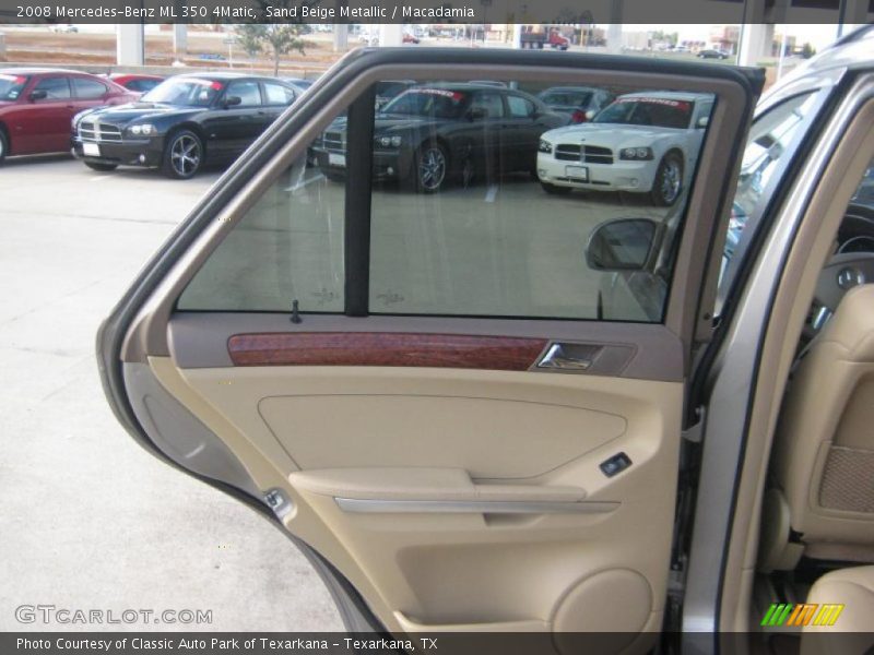 Sand Beige Metallic / Macadamia 2008 Mercedes-Benz ML 350 4Matic