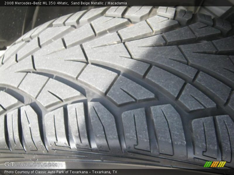 Sand Beige Metallic / Macadamia 2008 Mercedes-Benz ML 350 4Matic