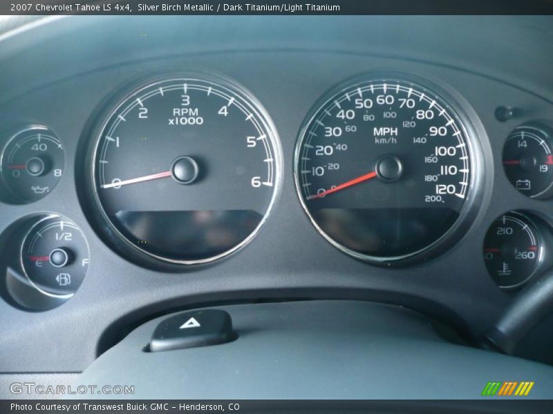 Silver Birch Metallic / Dark Titanium/Light Titanium 2007 Chevrolet Tahoe LS 4x4