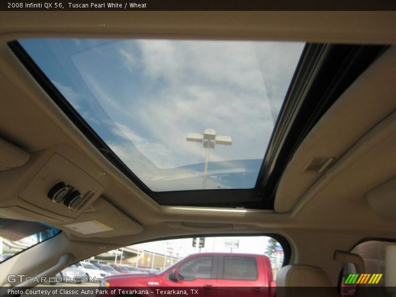 Tuscan Pearl White / Wheat 2008 Infiniti QX 56