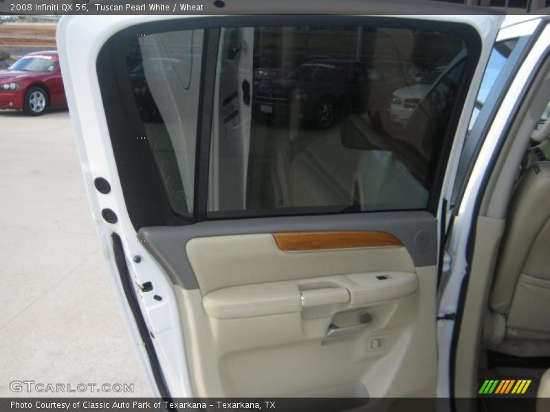 Tuscan Pearl White / Wheat 2008 Infiniti QX 56