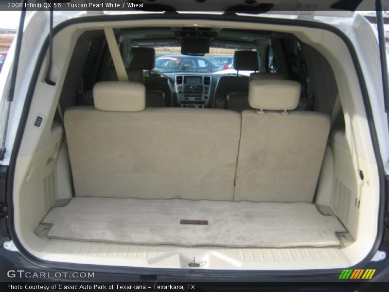 Tuscan Pearl White / Wheat 2008 Infiniti QX 56
