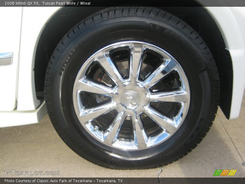 Tuscan Pearl White / Wheat 2008 Infiniti QX 56