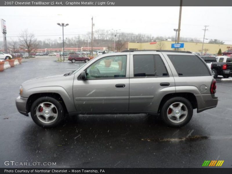 Graphite Metallic / Light Gray 2007 Chevrolet TrailBlazer LS 4x4