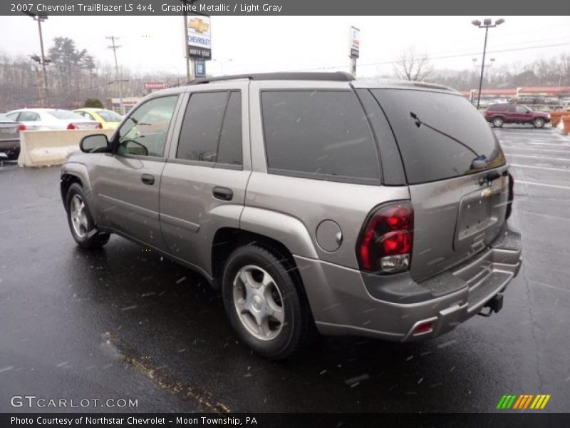 Graphite Metallic / Light Gray 2007 Chevrolet TrailBlazer LS 4x4