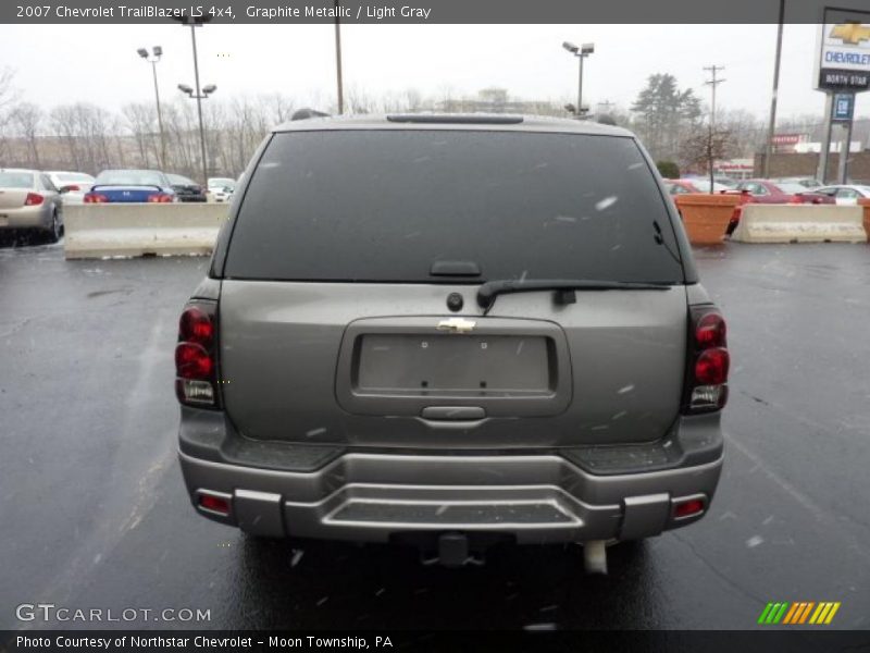 Graphite Metallic / Light Gray 2007 Chevrolet TrailBlazer LS 4x4