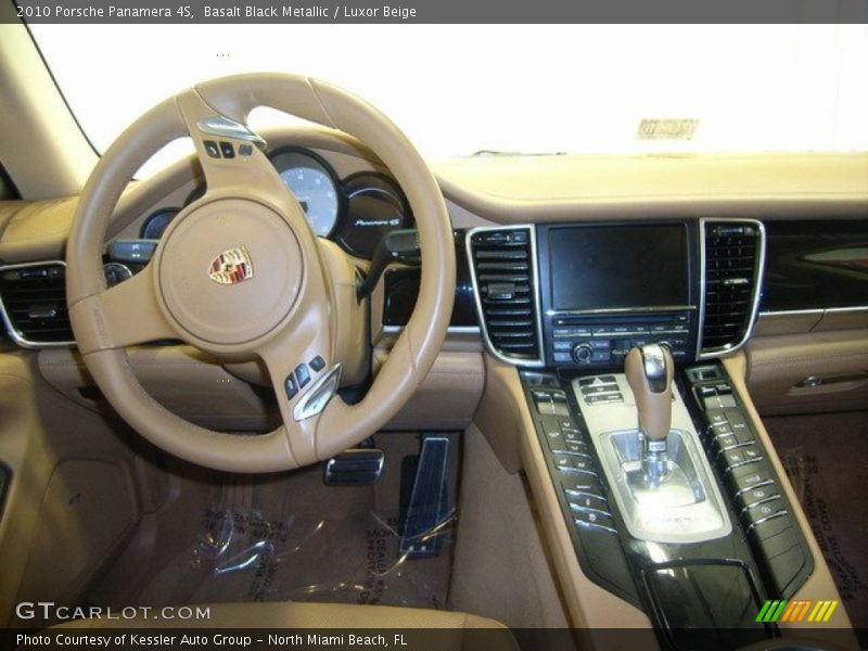 Basalt Black Metallic / Luxor Beige 2010 Porsche Panamera 4S