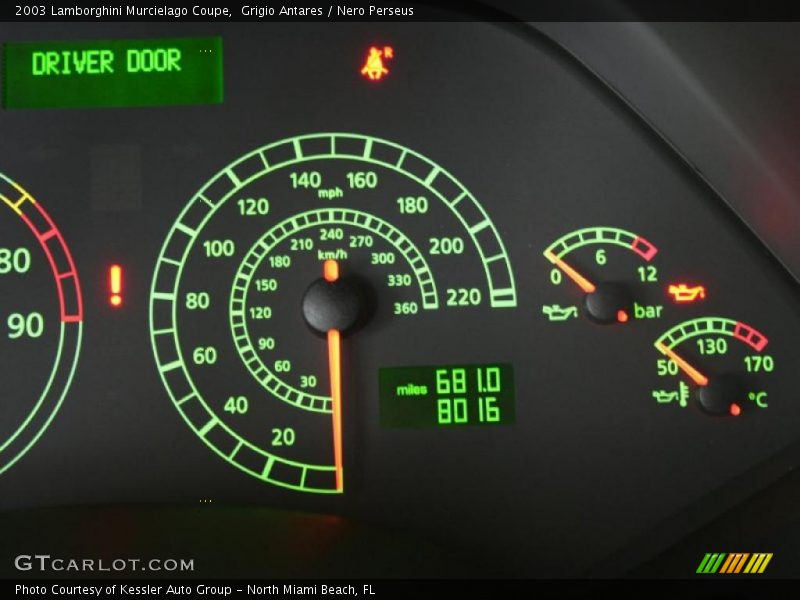  2003 Murcielago Coupe Coupe Gauges