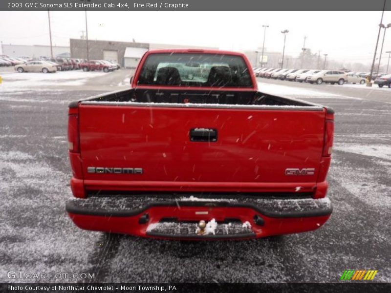 Fire Red / Graphite 2003 GMC Sonoma SLS Extended Cab 4x4