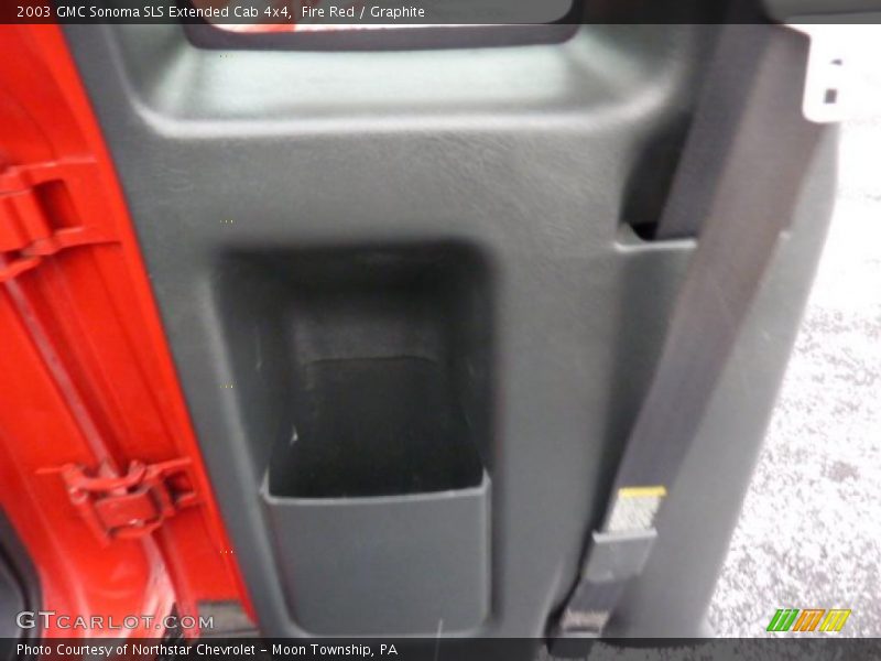 Fire Red / Graphite 2003 GMC Sonoma SLS Extended Cab 4x4