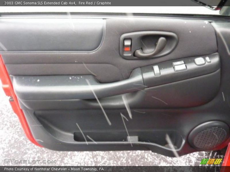 Fire Red / Graphite 2003 GMC Sonoma SLS Extended Cab 4x4
