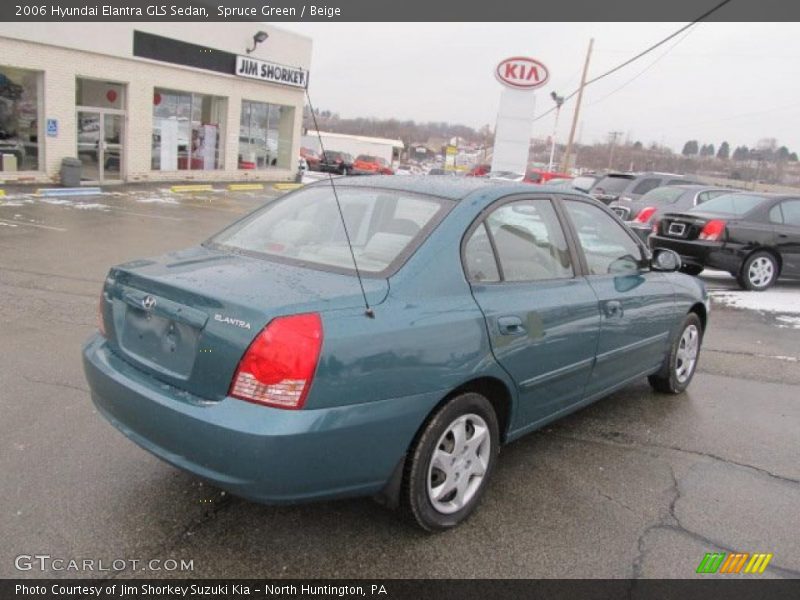 Spruce Green / Beige 2006 Hyundai Elantra GLS Sedan