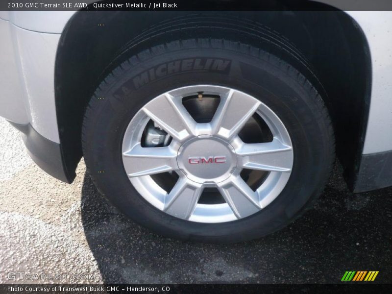 Quicksilver Metallic / Jet Black 2010 GMC Terrain SLE AWD