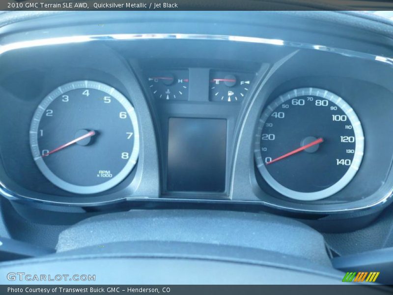 Quicksilver Metallic / Jet Black 2010 GMC Terrain SLE AWD