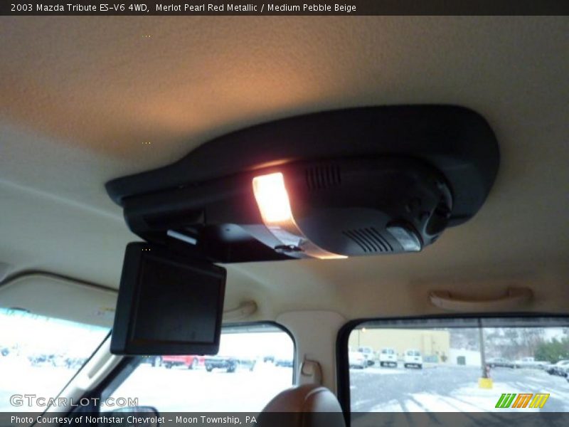 Merlot Pearl Red Metallic / Medium Pebble Beige 2003 Mazda Tribute ES-V6 4WD