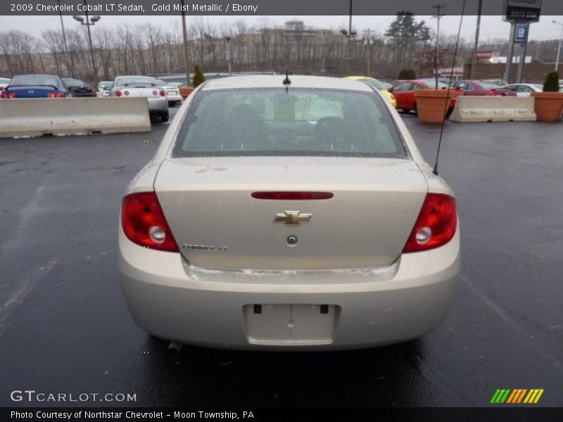 Gold Mist Metallic / Ebony 2009 Chevrolet Cobalt LT Sedan