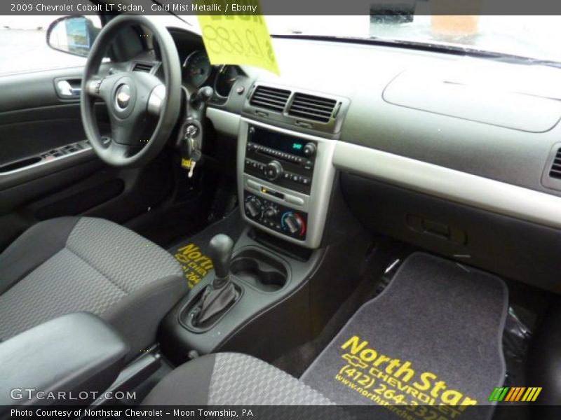 Gold Mist Metallic / Ebony 2009 Chevrolet Cobalt LT Sedan