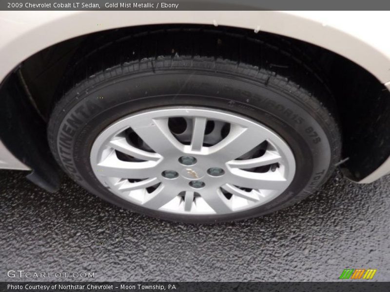 Gold Mist Metallic / Ebony 2009 Chevrolet Cobalt LT Sedan