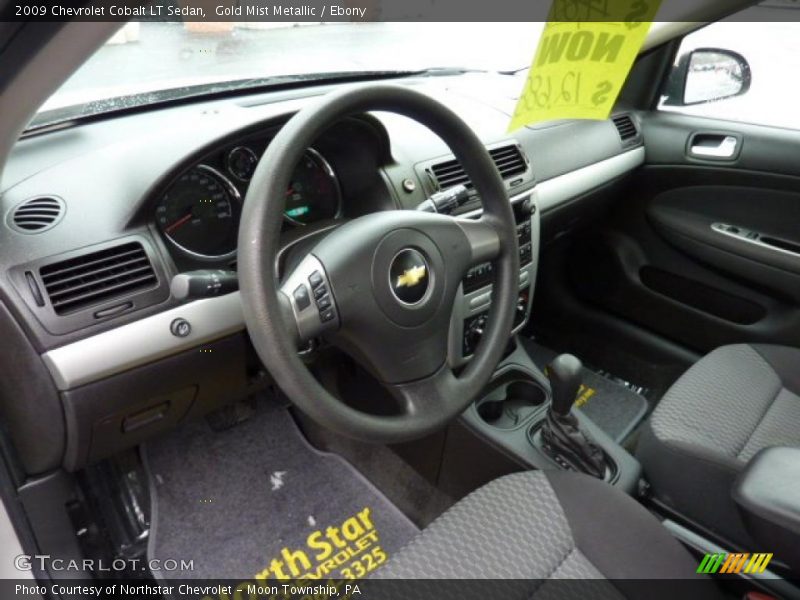 Gold Mist Metallic / Ebony 2009 Chevrolet Cobalt LT Sedan