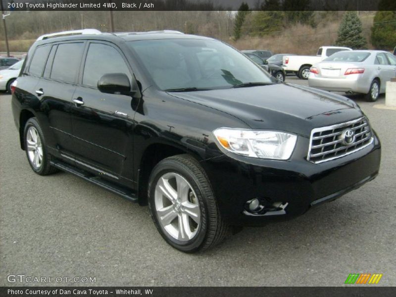 Black / Ash 2010 Toyota Highlander Limited 4WD