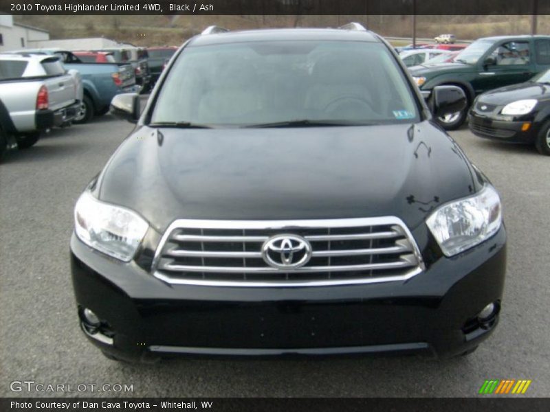 Black / Ash 2010 Toyota Highlander Limited 4WD