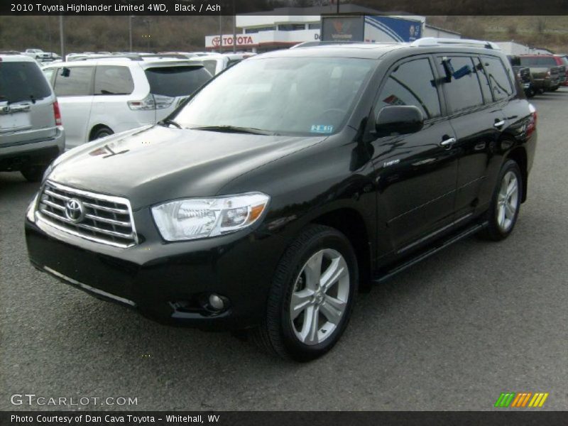 Black / Ash 2010 Toyota Highlander Limited 4WD