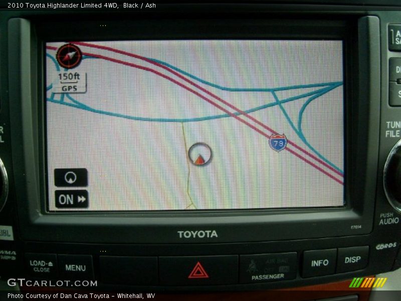 Black / Ash 2010 Toyota Highlander Limited 4WD