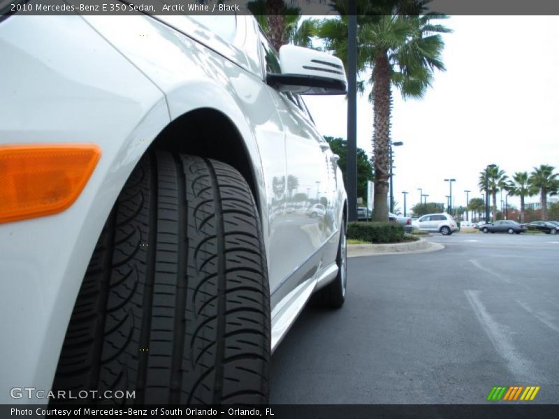Arctic White / Black 2010 Mercedes-Benz E 350 Sedan
