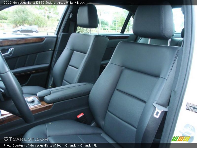 Arctic White / Black 2010 Mercedes-Benz E 350 Sedan