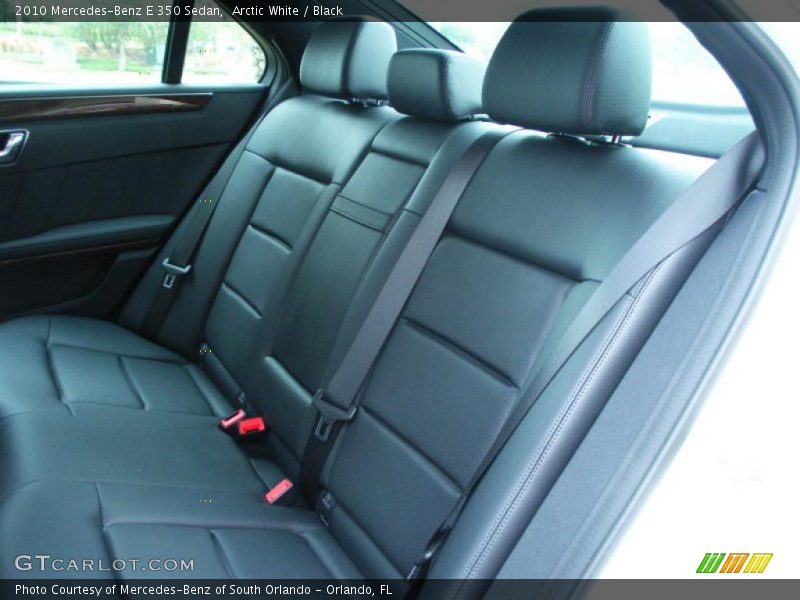 Arctic White / Black 2010 Mercedes-Benz E 350 Sedan