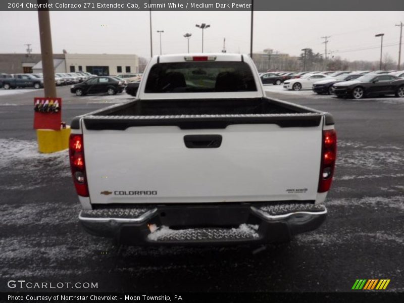 Summit White / Medium Dark Pewter 2004 Chevrolet Colorado Z71 Extended Cab