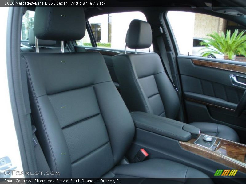 Arctic White / Black 2010 Mercedes-Benz E 350 Sedan