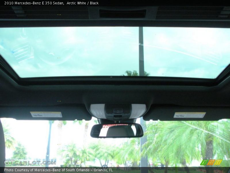 Arctic White / Black 2010 Mercedes-Benz E 350 Sedan