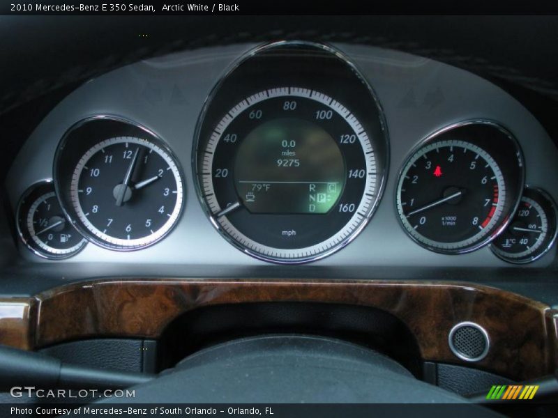 Arctic White / Black 2010 Mercedes-Benz E 350 Sedan