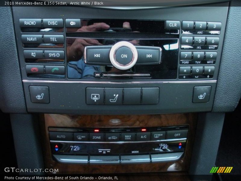 Arctic White / Black 2010 Mercedes-Benz E 350 Sedan