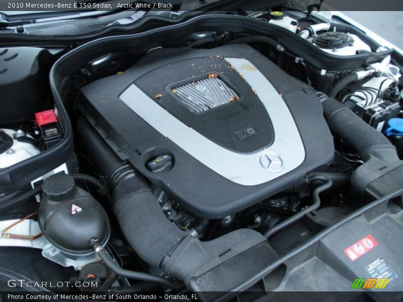 Arctic White / Black 2010 Mercedes-Benz E 350 Sedan