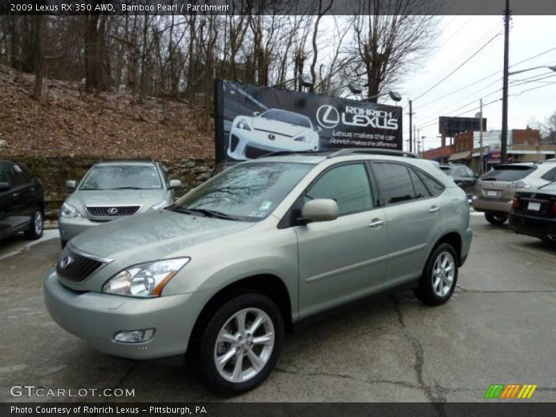 Bamboo Pearl / Parchment 2009 Lexus RX 350 AWD
