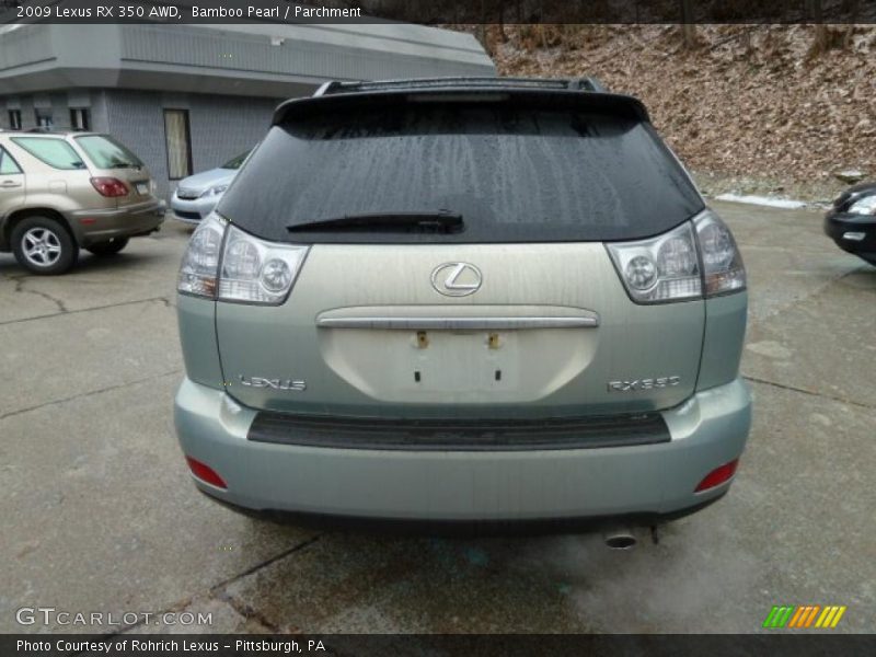 Bamboo Pearl / Parchment 2009 Lexus RX 350 AWD