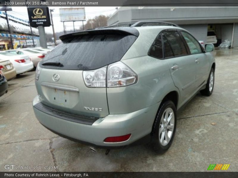 Bamboo Pearl / Parchment 2009 Lexus RX 350 AWD
