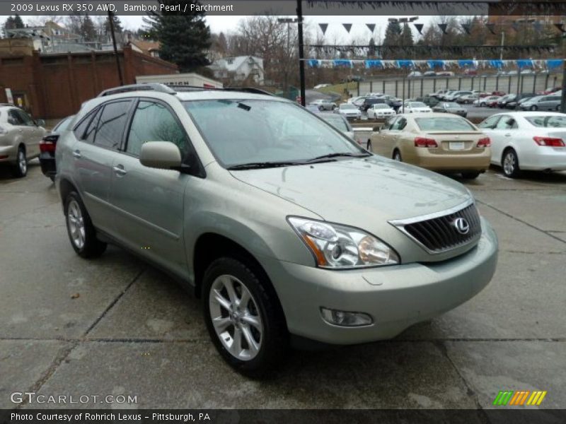 Bamboo Pearl / Parchment 2009 Lexus RX 350 AWD